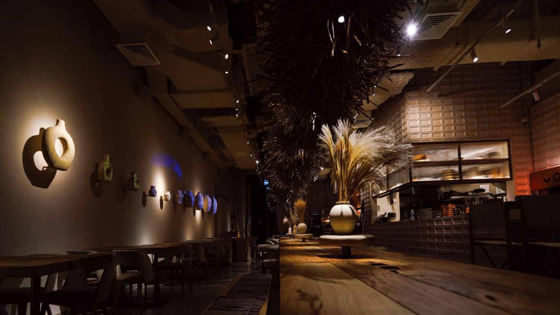 Hotel interior running Intelligent Future lighting control scenes