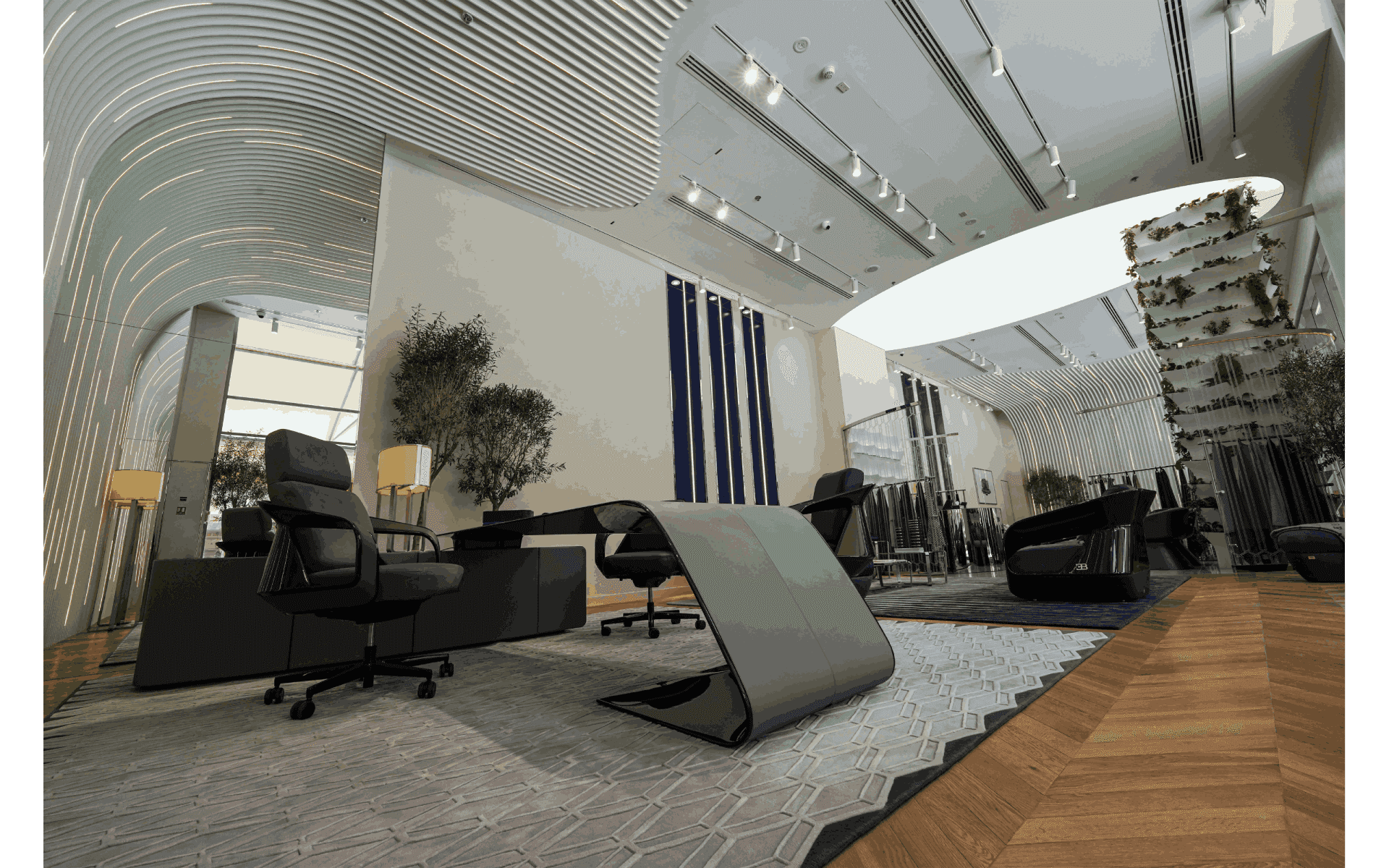 Intelligent Future retail and showroom project lighting installation