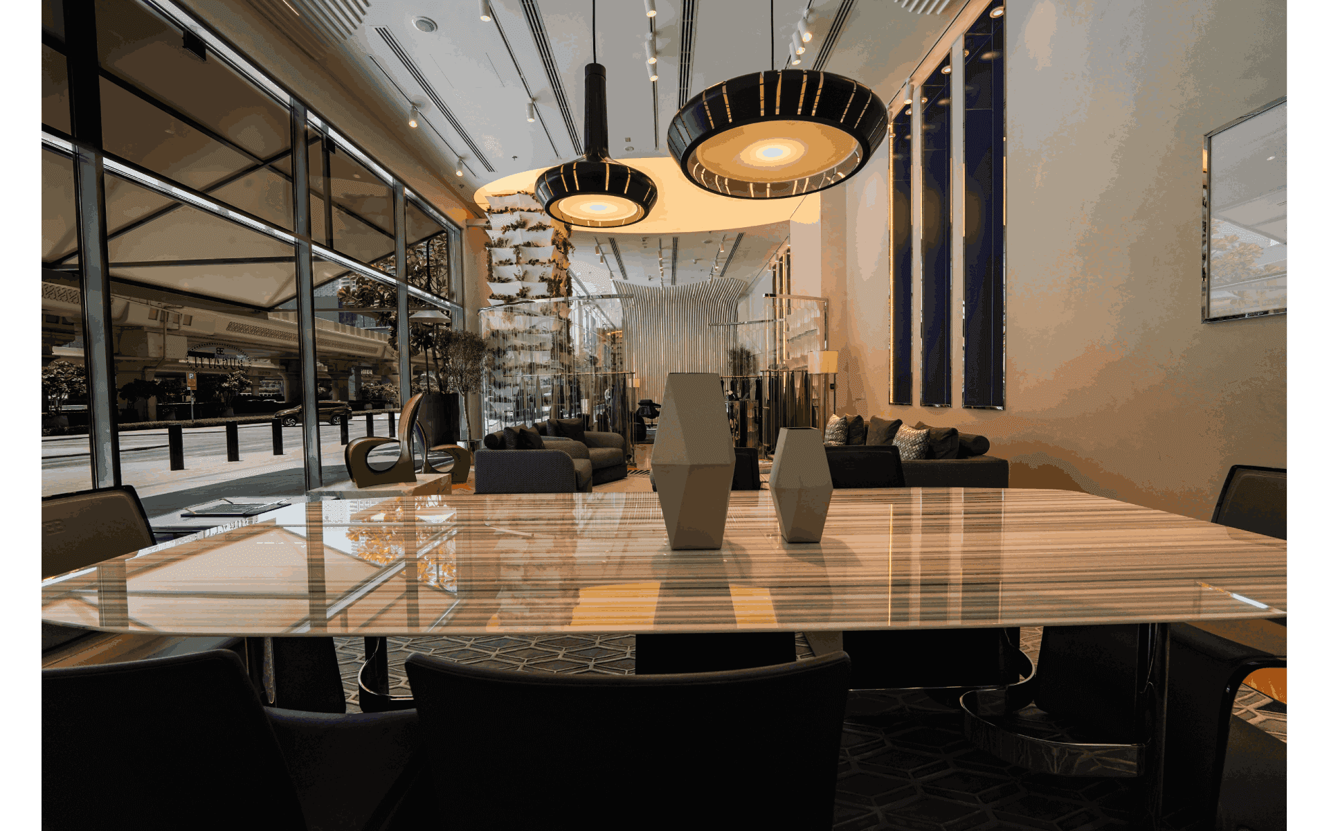 Intelligent Future retail and showroom project lighting installation