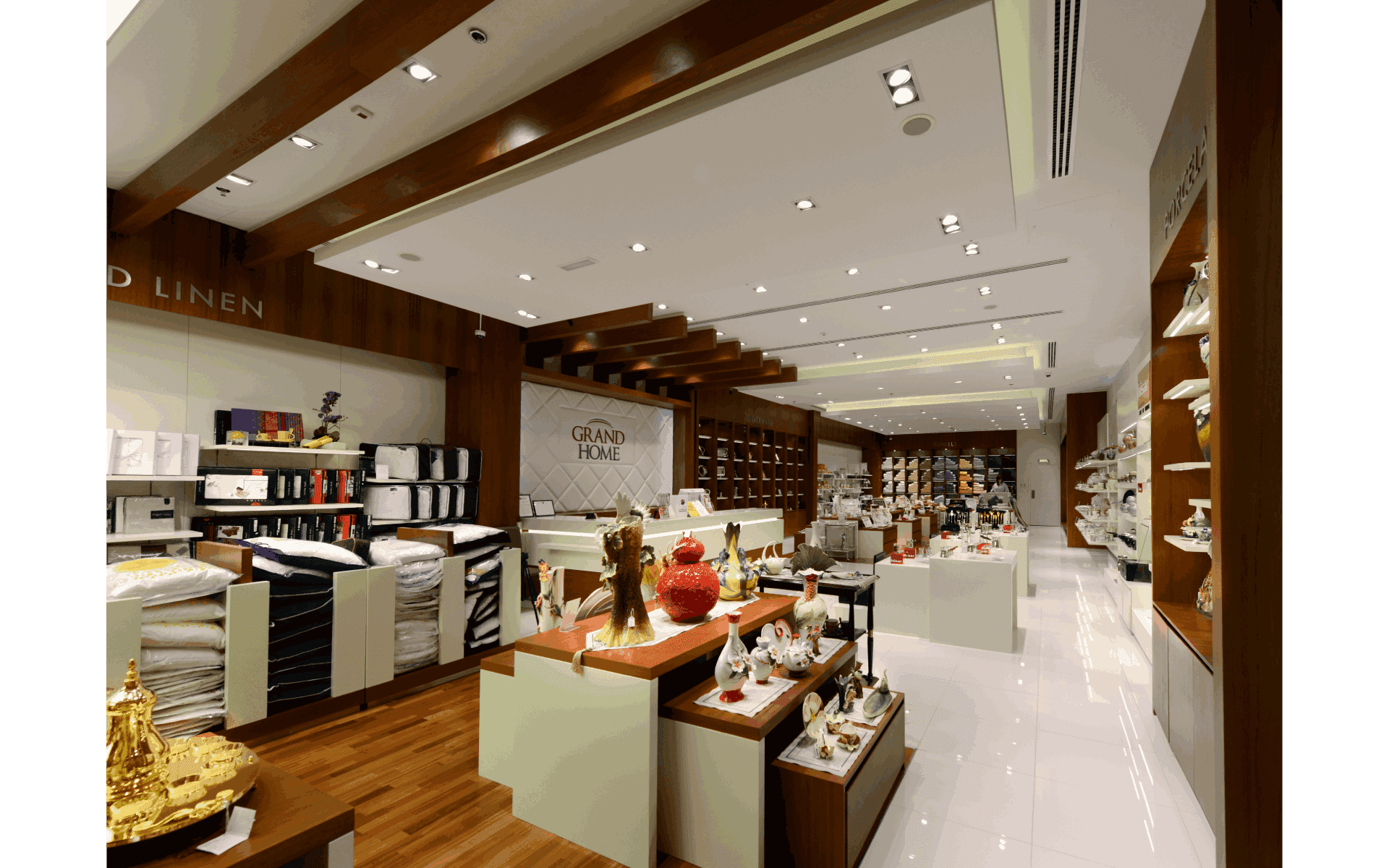 Intelligent Future retail and showroom project lighting installation