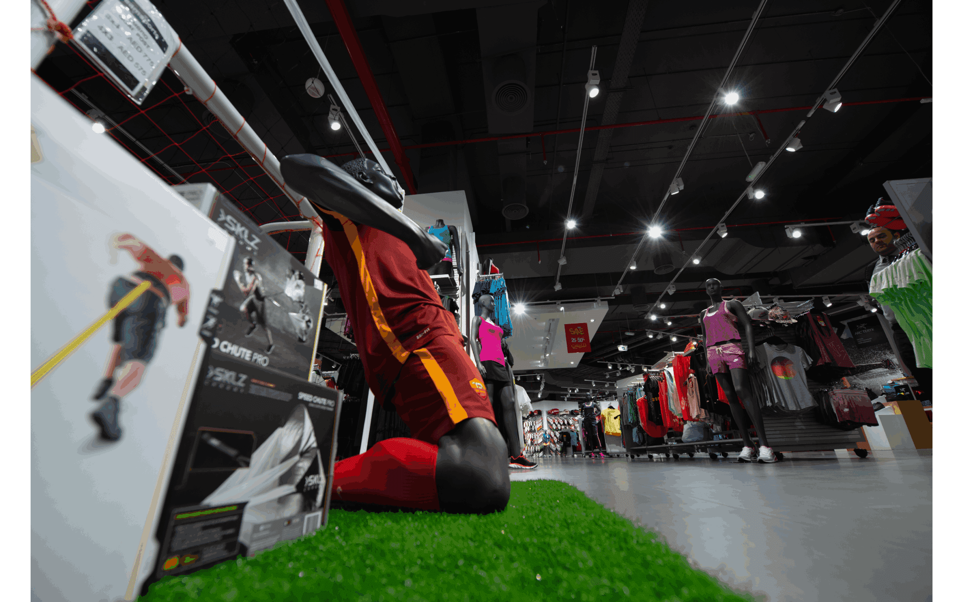 Intelligent Future retail and showroom project lighting installation